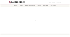 Desktop Screenshot of gamecockbcm.com